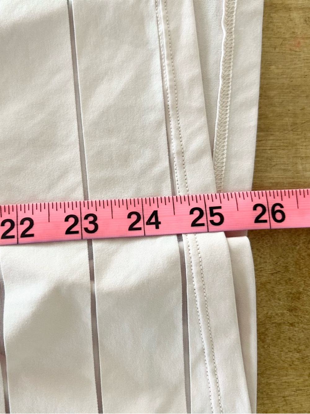 Athleta Light Pink XS Stripe Mesh Chi Tank Racerback Workout Top - Picture 8 of 8